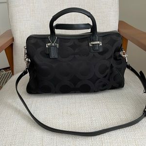 Black C Coach bag